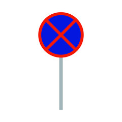 road sign vector for website symbol