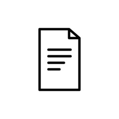 document file icon new vector simple