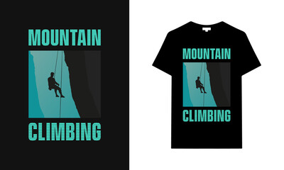 Hiking, mountain climbing T-shirt Design, Hiking T-shirt Design, Mug Design, label Design, label Design, Mug Design, Retro Design | t-shirt design adventure await with hiking vintage illustration.