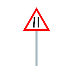 road sign vector for website symbol