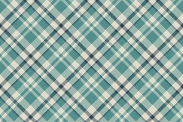 Tartan plaid background, diagonal check seamless pattern. Vector fabric texture for textile print, wrapping paper, gift card, wallpaper.