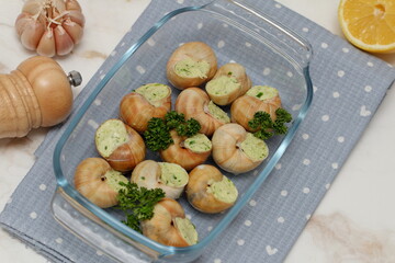 Stuffed snails