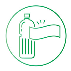 Vector illustration of unlabeled product.