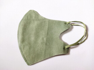 Duckbill mask isolated on white background