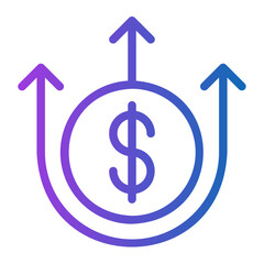 profit gradient icon