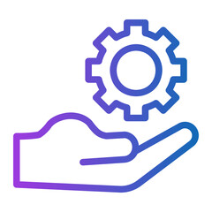 setting gradient icon