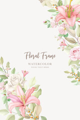 botanical floral and leaves background design