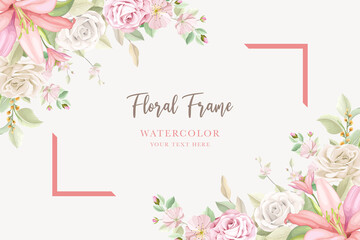 botanical floral and leaves background design