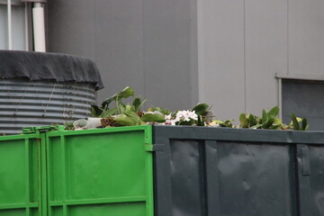 Naklejka premium Dark cumulus clouds above the road N219 and Zuidplaspolder