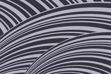 Fototapeta premium Abstract background with overlapping curved lines pattern