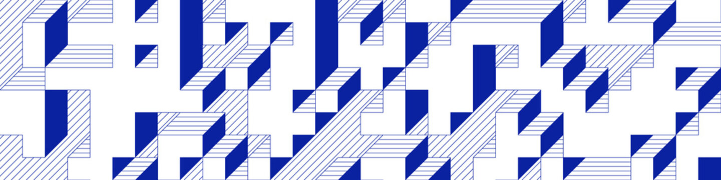 Implementation of Edward Zajec&rsquo;s &ldquo;Il Cubo&rdquo; from 1971. Essentially a Truchet tile set of 8 tiles and rules for placement art illustration