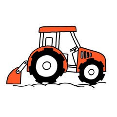 農業、農家の作業風景イラスト