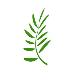 leaf branch graphic design template vector