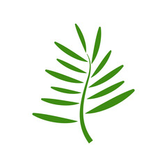 leaf branch graphic design template vector