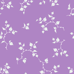 Fototapeta premium seamless pattern of branches and leaves