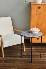 Modern living room with furniture interior