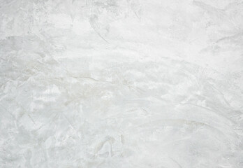 Antique Rough White Plaster Wall Abstract Background For Stage Setting.