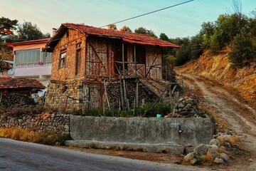 old house in the woods