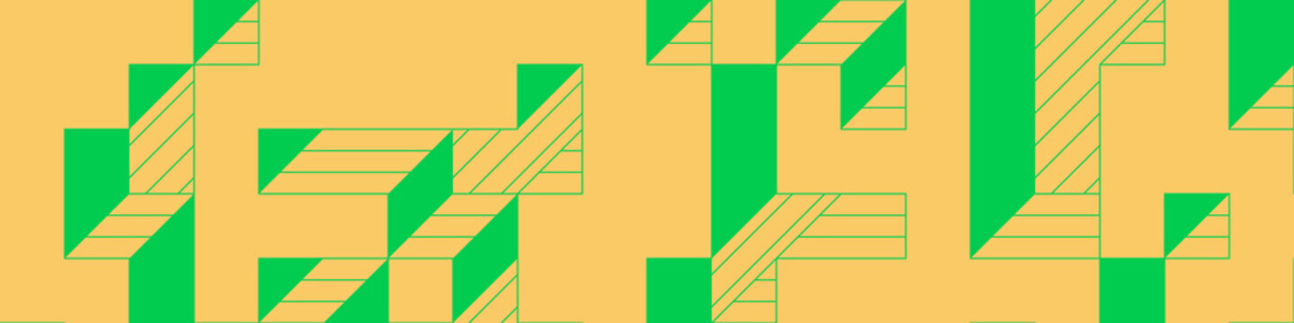 Implementation of Edward Zajec&rsquo;s &ldquo;Il Cubo&rdquo; from 1971. Essentially a Truchet tile set of 8 tiles and rules for placement art illustration