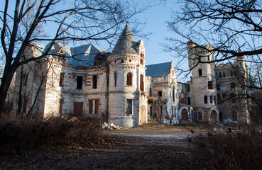 Count Khrapovitsky's castle in Muromtsevo. Russia.