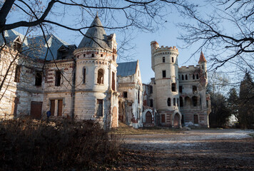 Count Khrapovitsky's castle in Muromtsevo. Russia.