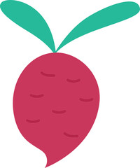 Beetroot flat icon