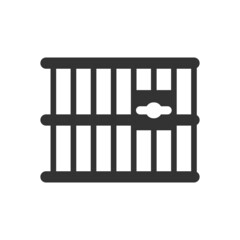 Jail icon vector