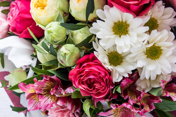 festive floral background. close-up of spring flowers. postcard, wallpaper.