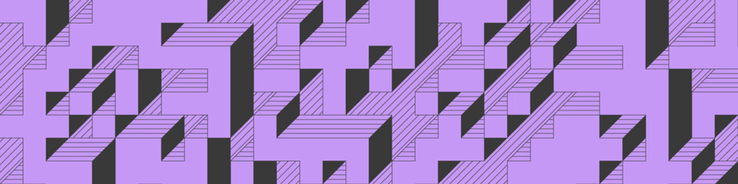 Implementation of Edward Zajec&rsquo;s &ldquo;Il Cubo&rdquo; from 1971. Essentially a Truchet tile set of 8 tiles and rules for placement art illustration