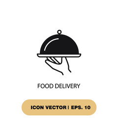 food delivery icons  symbol vector elements for infographic web