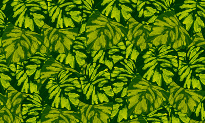 green leaves background