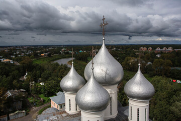 View from the observation deck of the Vologda Kremlin. Vologda. Russia