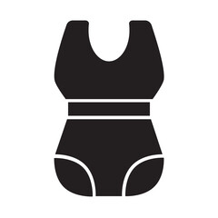 Swimsuit , Summer solid icon.