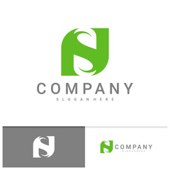 Initial S N logo vector template, Creative S N logo design concepts