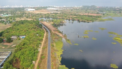 Huai Chak Nok pattaya city chonburi top view