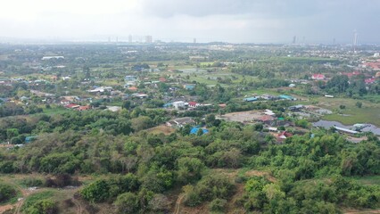 Fototapeta na wymiar Huai Chak Nok pattaya city chonburi top view