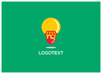 Merchant Bulb Logo brand Design [vector]