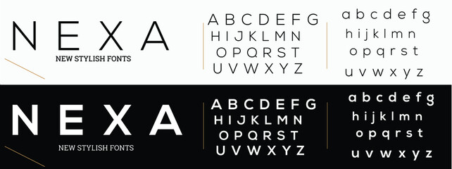 Elegant alphabet letters font and number. Classic Lettering Minimal Fashion Designs. Typography modern serif fonts decorative vintage design concept. vector illustration