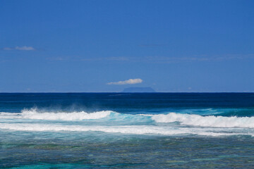 The virgin nature of New Caledonia with its beautiful landscapes
