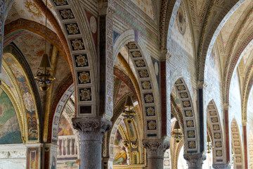 Interior of Santa Maria delle Grazie, Milan