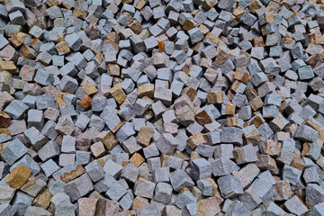 Stone texture on the ground, background, stone texture.
