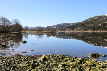 Fototapeta na wymiar River Aagaardselva, Norway