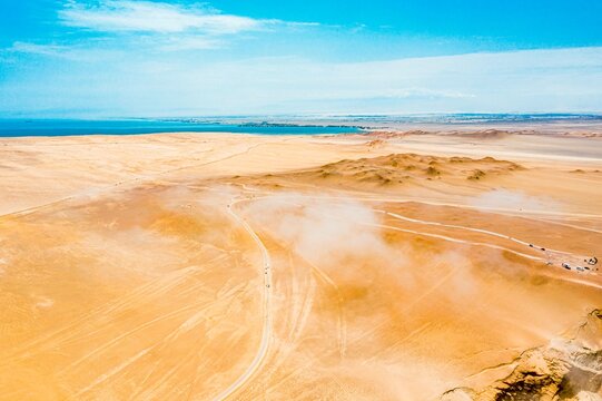 landscape Paracas Desert, Peru