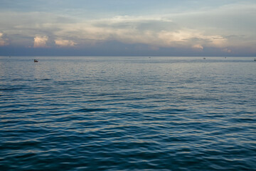 Beautiful sea and vanilla sky