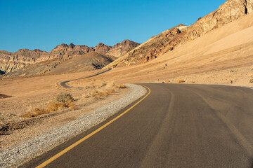 Fototapeta na wymiar Artist´s Palette Drive / Overlook im Death Valley Nationalpark