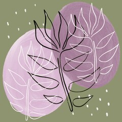 illustration of a leaf