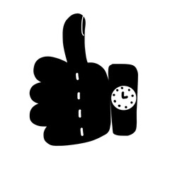 hand with a thumb up