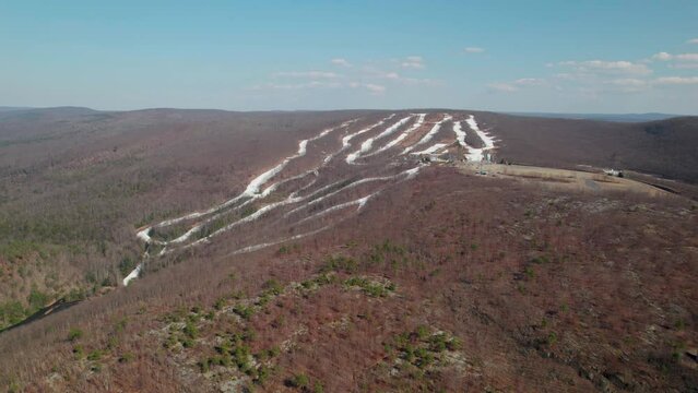 Montage Mountain Ski Resort Scranton Pennsylvania Snow Covered