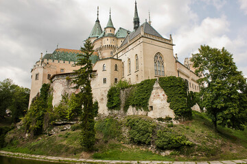 Fototapeta na wymiar 12th century ancient castle in Bojnice, Slovakia