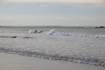 beach in the morning